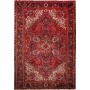 Tappeto Gorawan Persia Geometrico Rosso Crema 252x367 Cm