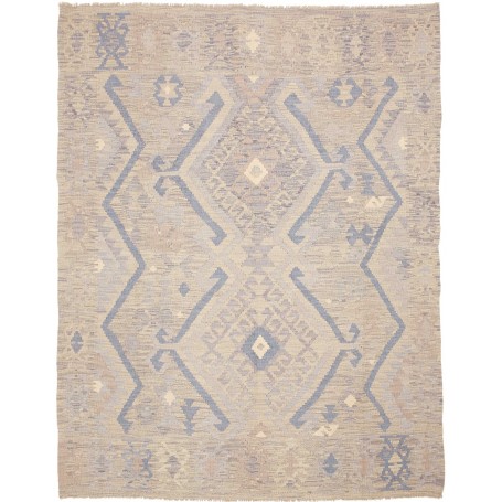 Tappeto Kilim Afghanistan Geometrico Beige Azzurro 156x198 C