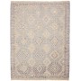 Tappeto Kilim Afghanistan Astratto Beige Blu 152x201 Cm