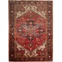 Tappeto Gorawan Persia Geometrico Rosso Blu 235x327 Cm