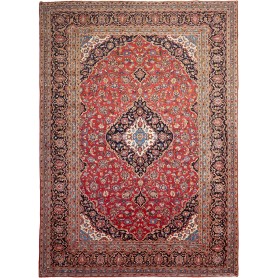Tappeto Ardakan Persia Medaglione Rosso Blu 290x400 Cm