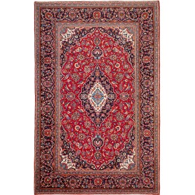 Tappeto Ardakan Persia Medaglione Rosso Blu 199x299 Cm