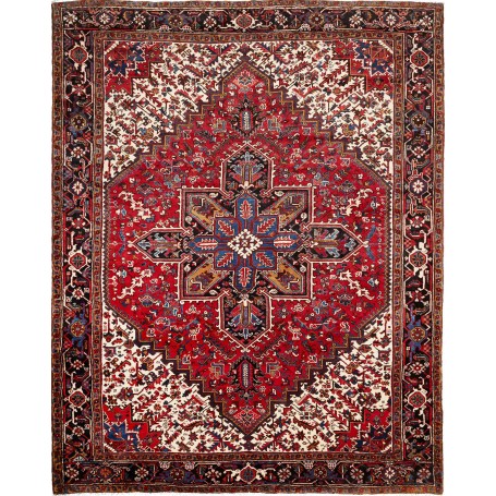 Tappeto Gorawan Persia Medaglione Rosso Blu 255x327 Cm