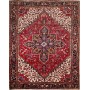 Tappeto Gorawan Persia Medaglione Rosso Blu 255x327 Cm