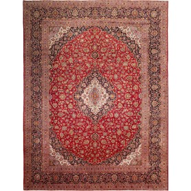 Tappeto Ardakan Persia Medaglione Rosso Blu 300x392 Cm