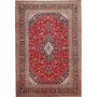 Tappeto Ardakan Persia Medaglione Rosso Blu 243x363 Cm
