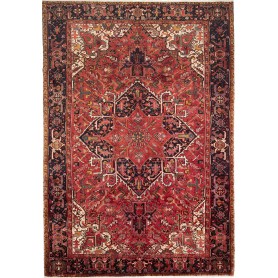 Tappeto Gorawan Persia Medaglione Rosso Blu 238x340 Cm