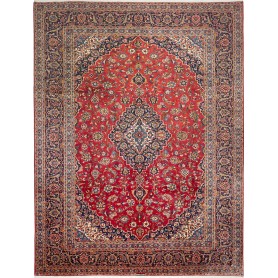 Tappeto Ardakan Persia Medaglione Rosso Blu 297x395 Cm