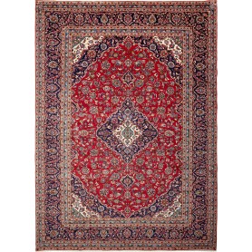 Tappeto Ardakan Persia Medaglione Rosso Blu 295x408 Cm
