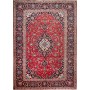Tappeto Ardakan Persia Medaglione Rosso Blu Scuro 246x345 Cm