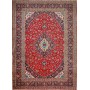 Tappeto Ardakan Persia Medaglione Rosso Blu 248x347 Cm