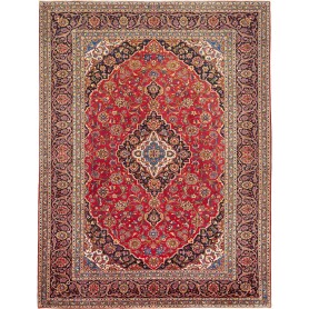 Tappeto Ardakan Persia Medaglione Rosso Blu 250x332 Cm