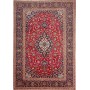 Tappeto Ardakan Persia Medaglione Rosso Blu 242x353 Cm
