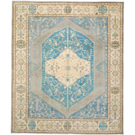 Tappeto Zigler Fine Pakistan Medaglione Azzurro Beige 248x29