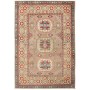 Tappeto Kazak Afghanistan Geometrico Tortora Rosso 167x242 C
