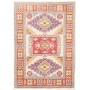 Tappeto Kazak Pakistan Astratto Crema Rosso 84x120 Cm