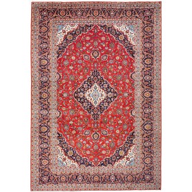 Tappeto Ardakan Persia Medaglione Rosso Blu 250x367 Cm