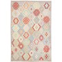 Tappeto Kilim Afghanistan Astratto Grigio Multicolore Pastel
