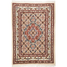 Tappeto Moud Persia Medaglione Crema Rosso 64x90 Cm