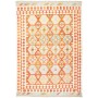 Tappeto Kilim Afghanistan Geometrico Terracotta Pastello 167