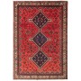 Tappeto Shiraz Persia Geometrico Rosso Blu 170x248 Cm