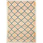 Tappeto Kilim Afghanistan Geometrico Crema Blu 128x180 Cm