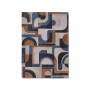 tappeto moderno Louis De Poortere Module Camel Blue 9196