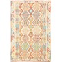 Tappeto Kilim Afghanistan Geometrico Multicolore Pastello Ch