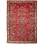 Tappeto Shiraz Persia Astratto Rosso Grigio 214x302 Cm