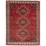 Tappeto Shiraz Persia Geometrico Rosso Bruno 225x300 Cm