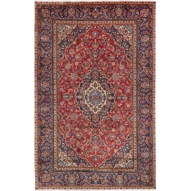 Tappeto Ardakan Persia Medaglione Rosso Blu 192x303 Cm