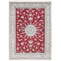 Tappeto Nain Kashmar Persia Medaglione Rosso Crema 163x232 C