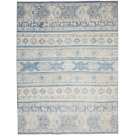 Tappeto Rubin Pakistan Astratto Blu Azzurro 238x310 Cm