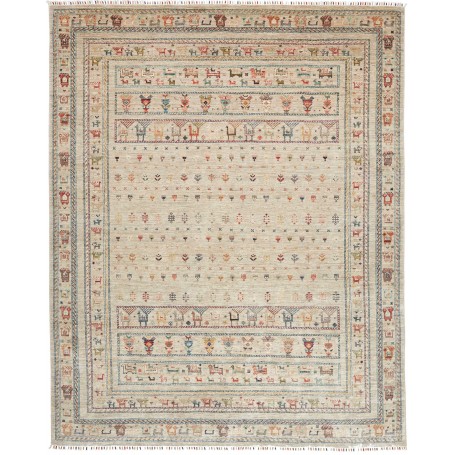 Tappeto Rubin Pakistan Geometrico Beige Policromo 246x303 Cm
