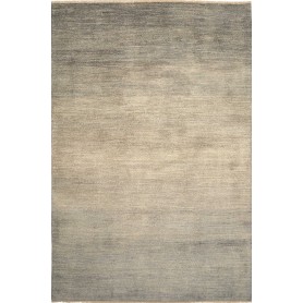 Tappeto Shayan Pakistan Tinta Unita Grigio-beige Sfumato 130
