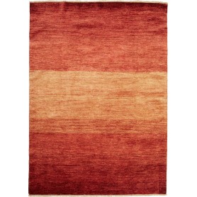 Tappeto Shayan Pakistan Astratto Rosso Arancio Sfumato 60x91