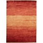 Tappeto Shayan Pakistan Astratto Rosso Arancio Sfumato 60x91