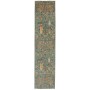 Tappeto Shahi Fine Pakistan Floreale Verde Ottanio Smorzato