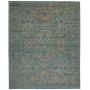 Tappeto Shahi Fine Pakistan Geometrico Turchese Ruggine 250x