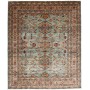 Tappeto Kazak Fine Pakistan Geometrico Celeste Rosso 248x296