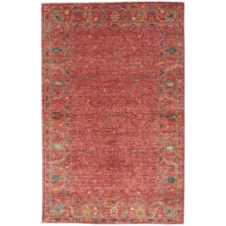 Tappeto Zigler Fine Pakistan Floreale Rosso Mattone Blu 120x