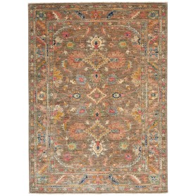 Tappeto Zigler Fine Pakistan Floreale Marrone Pesca 147x204