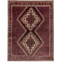 Tappeto Shahreza Persia Geometrico Bordeaux Nero 136x178 Cm