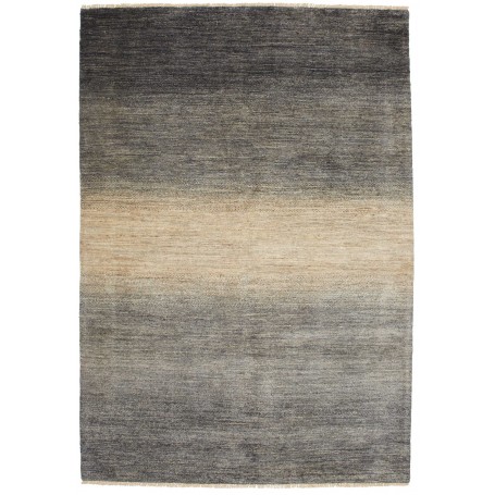 Tappeto Shayan Pakistan Astratto Grigio Beige Naturale 60x92