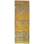 Tappeto Rubin Pakistan Geometrico Ocra Blu 83x242 Cm