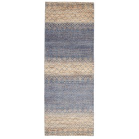 Tappeto Royal Gabbeh Pakistan Geometrico Blu Beige Naturale