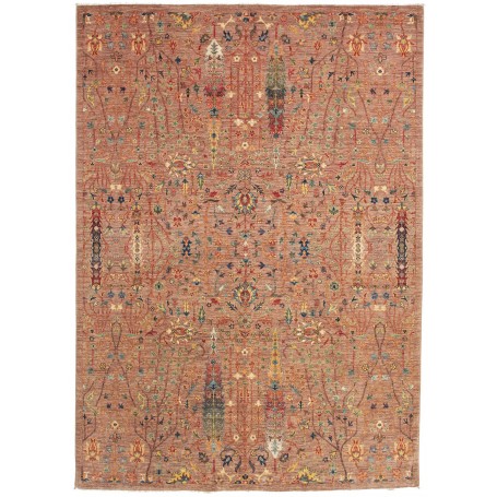 Tappeto Shahi Fine Pakistan Floreale Terracotta Multicolore