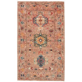 Tappeto Tribal Pakistan Geometrico Rosato Blu 79x135 cm