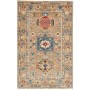 Tappeto Tribal Pakistan Astratto Marrone Blu 76x117 cm