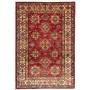 Tappeto Kazak Fine Pakistan Astratto Rosso Beige Blu 101x147